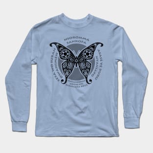 ALKEBULAN - BLACK BUTTERFLY Long Sleeve T-Shirt